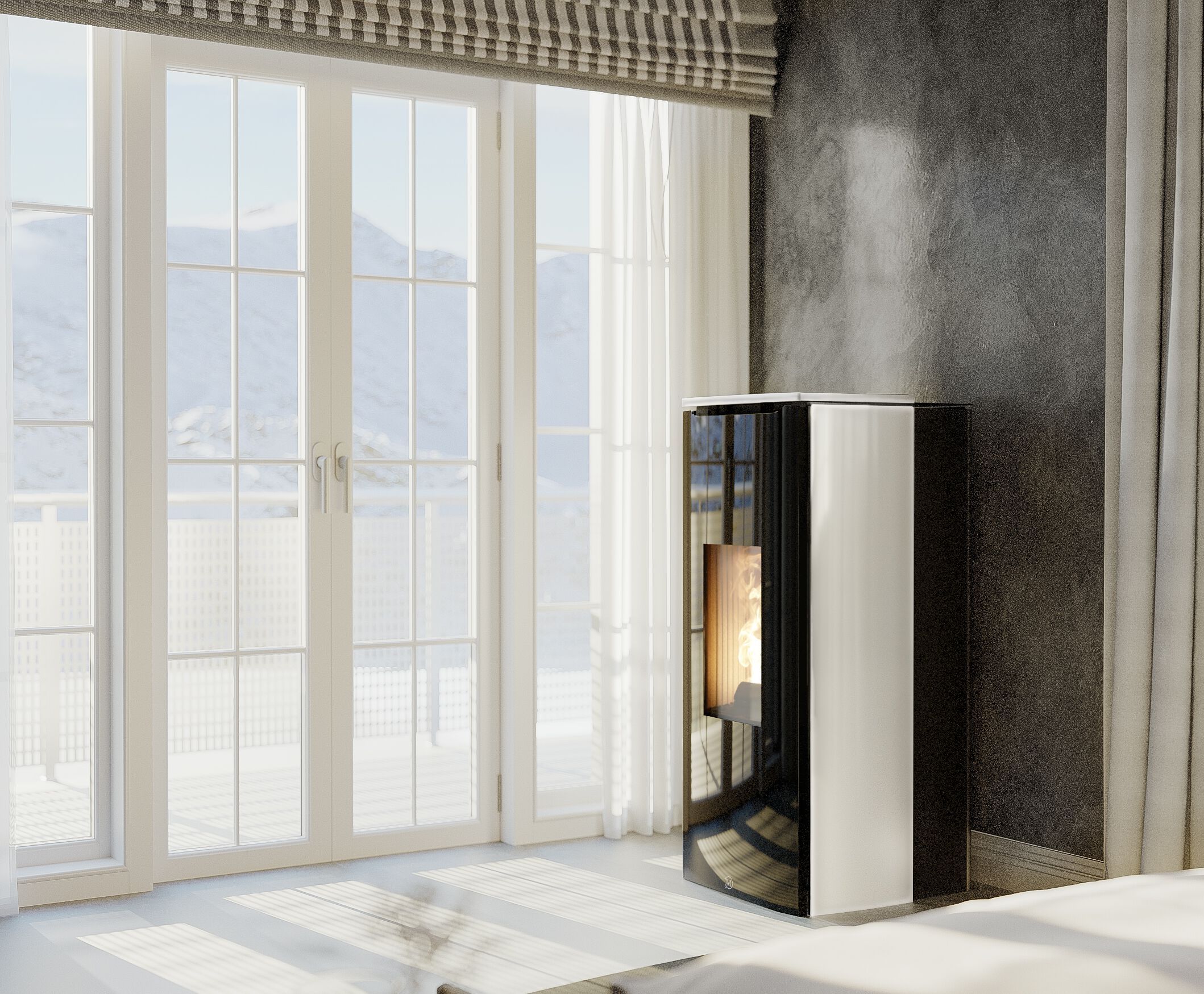 Пеллетная печь класса A+ Jolly Mec воздушные системы ARCH-00056226 - Вид №1