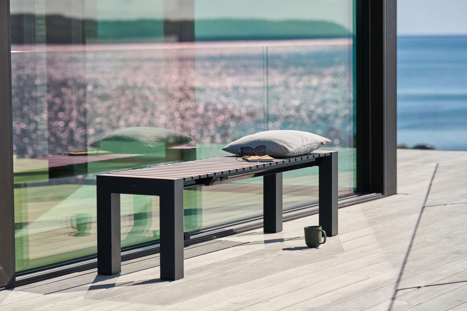 Алюминиевая выдвижная садовая скамья Mindo Mindo 111 ARCH-00091898 - Вид №2