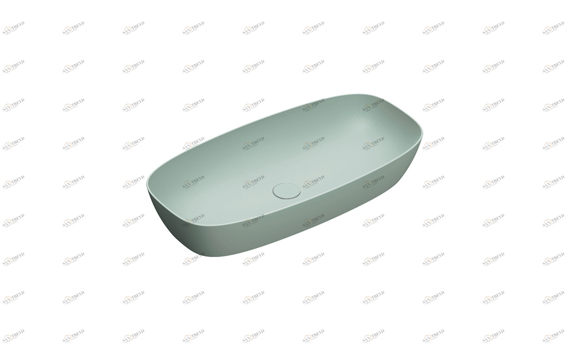180APGRLXVS Накладная раковина на столешницу  овальная CERAMICA CATALANO Colori