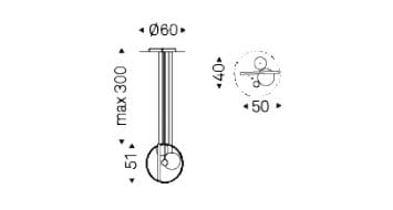 Подвесной светильник из боросиликатного стекла Cattelan italia BIARRITZ ARCH-00083184 - Вид №2