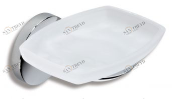 Мыльница стеклянная Novaservis Metalia 1 6136.0 хром 61360