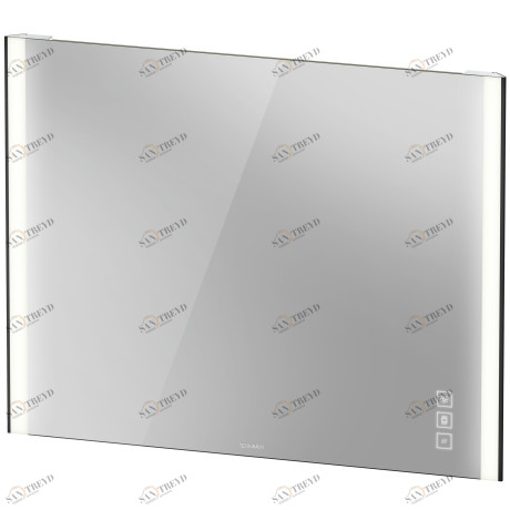 XV70430B2B2 Зеркало с подсветкой, версия "Icon" Серии/XViu #XV7043 1020 x 40 мм Black Matt Duravit