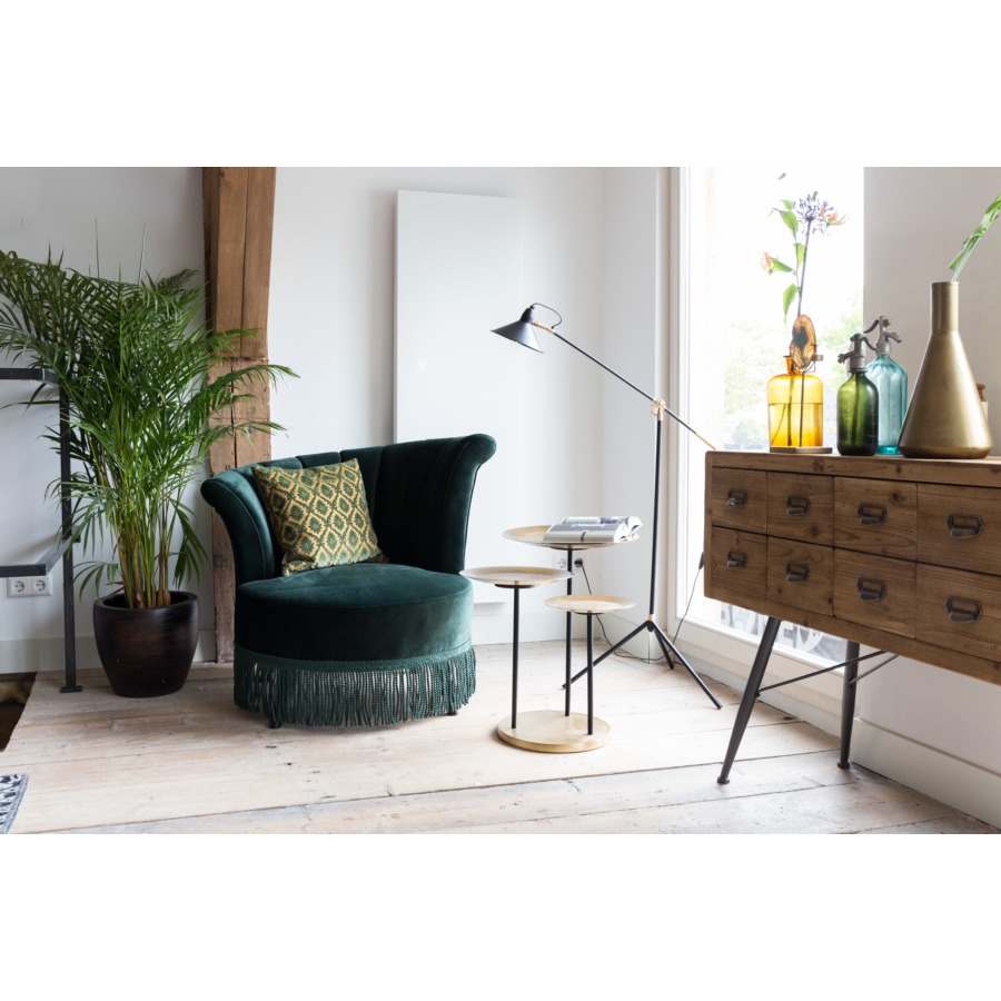 Кресло Flair темно-зеленое Dutchbone 3100051 - Вид №2