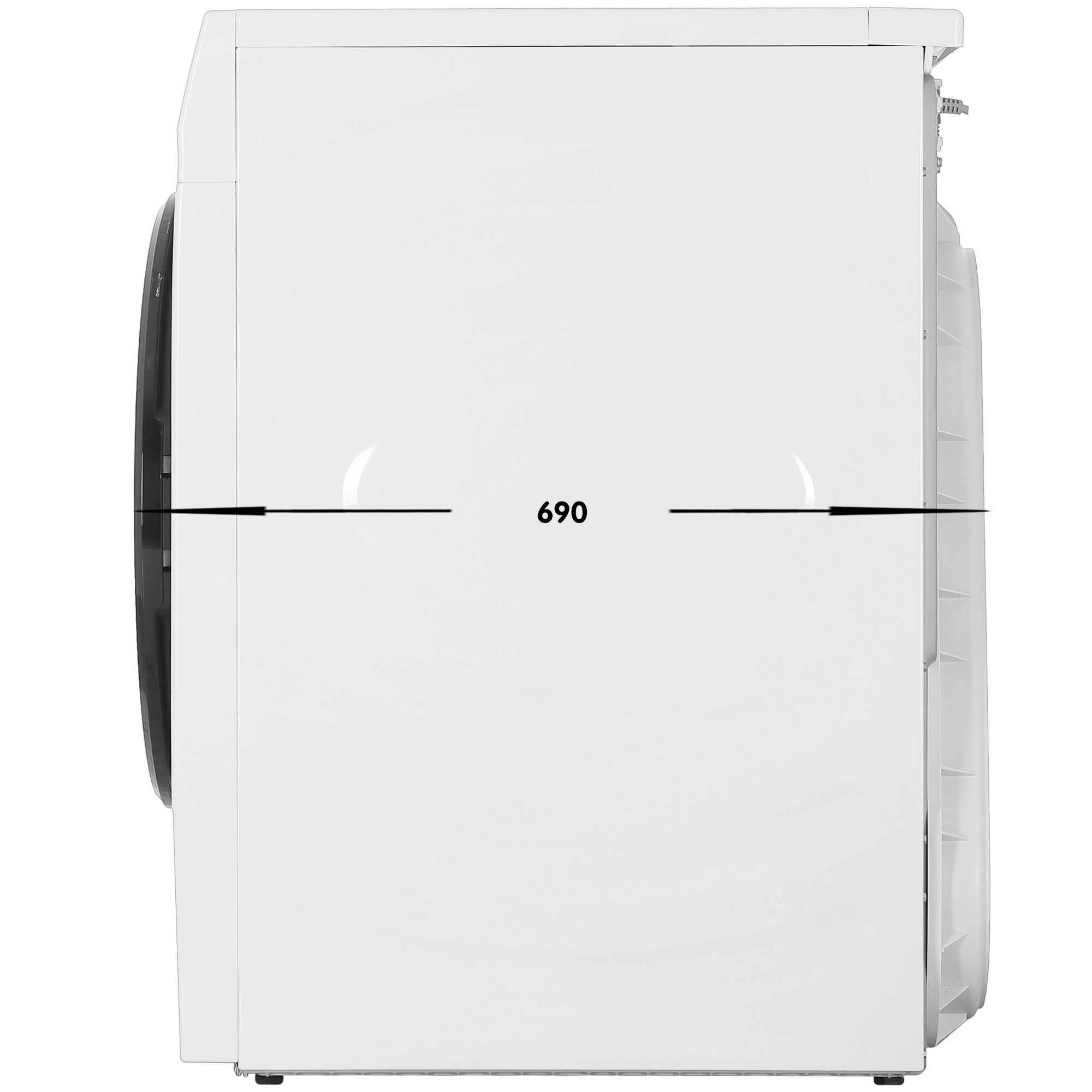 5400509 Сушильная машина DEXP DM-F9HPHE/WB белый STDN-0036105 - Вид №2