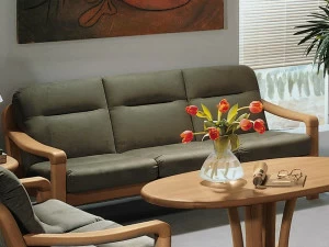 Dyrlund 3-х местный деревянный диван  1230a/3