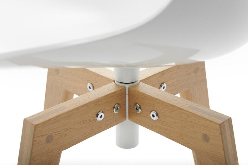 MDF Italia Вращающийся садовый стул на жердочке из поликарбоната Flow sun-id-1416593 - Вид №5