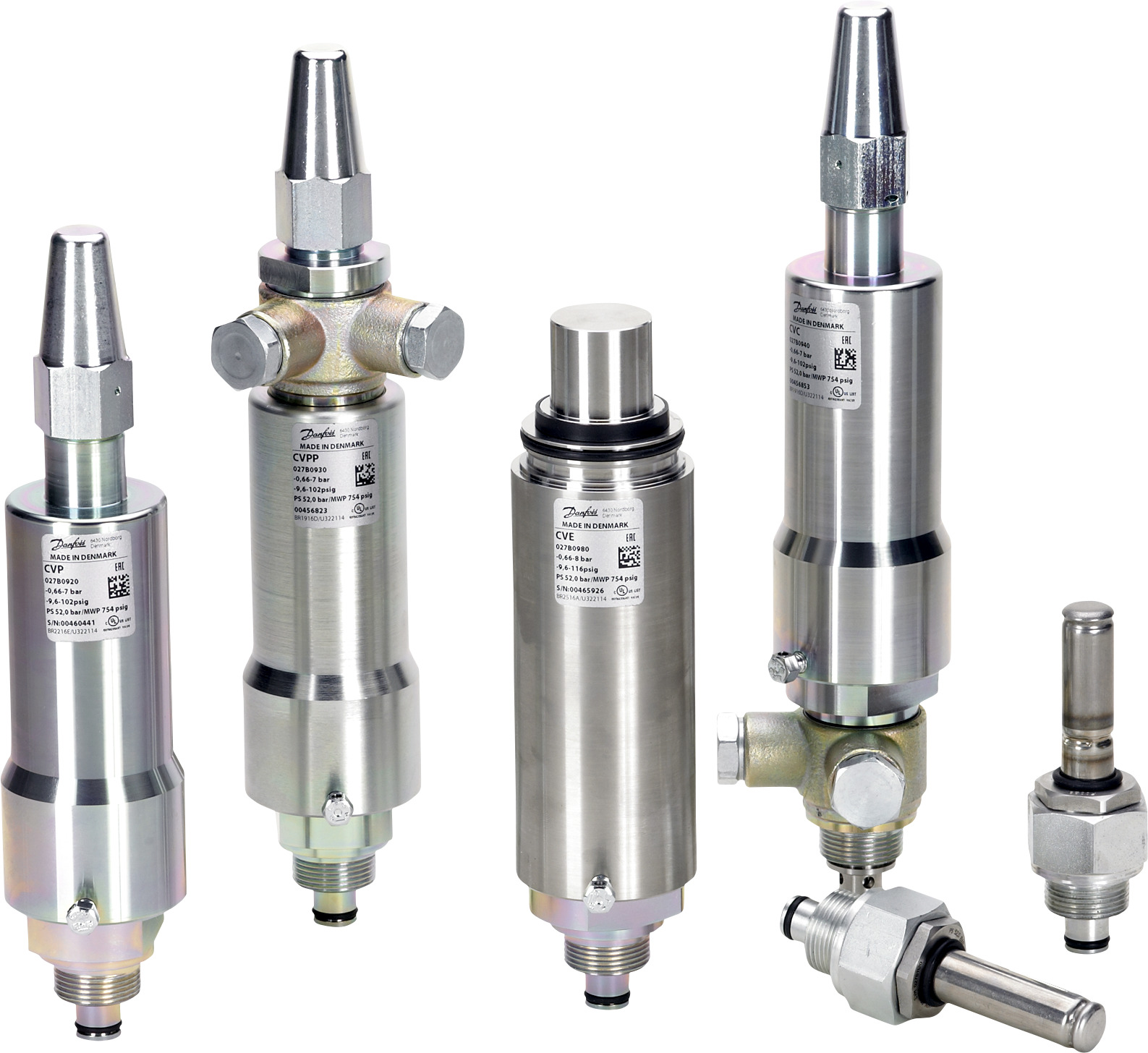 Danfoss CVP — регуляторы давления для поддержания давления перед клапаном (до себя) Пилотн.клапан пост.давл.CVP-M(4 -28бар) 027B0921  - Вид №13