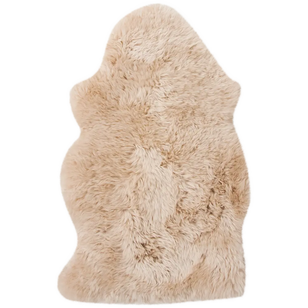 Шкура овечья одинарная 55x95 см цвет бежевый 11933850 STLM-2062181 Santreyd 
