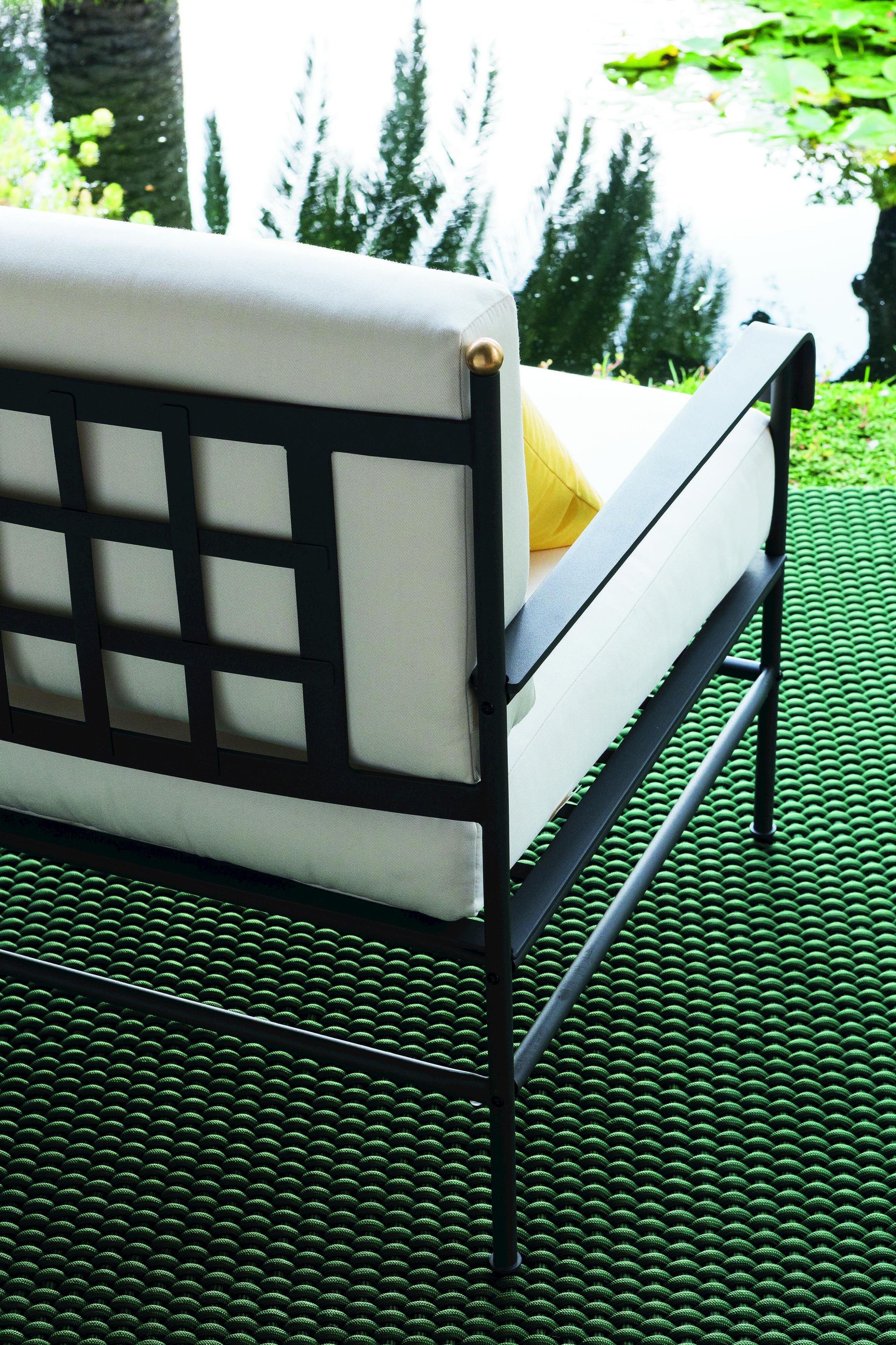 Садовое кресло из оцинкованного железа и акриловой ткани Unopiù Тоскана ARCH-00097400 - Вид №4