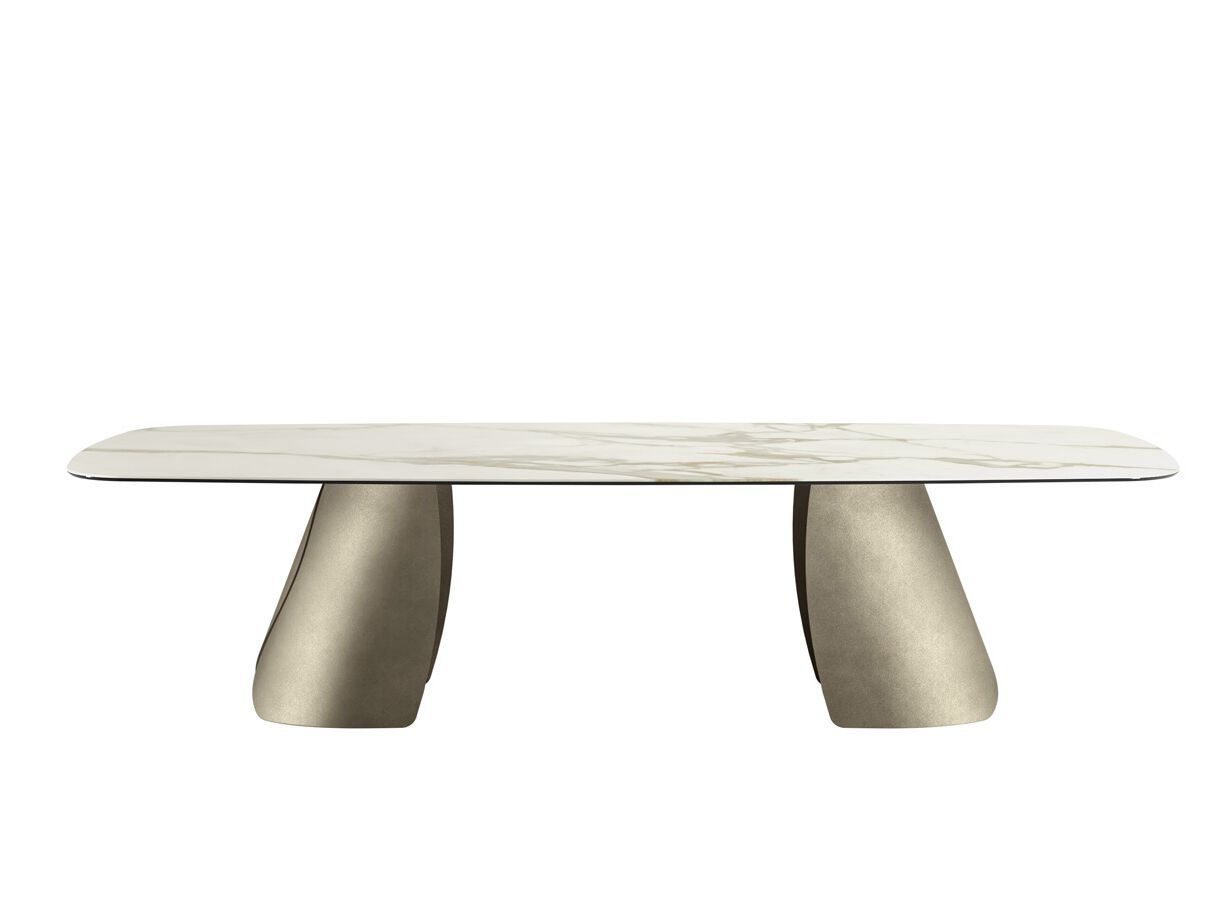Прямоугольный стол с керамическим верхом EFORMA Жемчужина ARCH-00022341