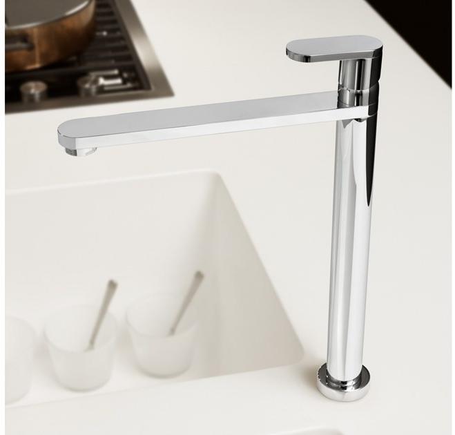 Quadrodesign Смеситель кухонный с поворотным изливом Kitchen brass sun-id-1406797 - Вид №1