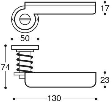 KLEIS Стальная ручка на розетке Sving sun-id-1481267 - Вид №7