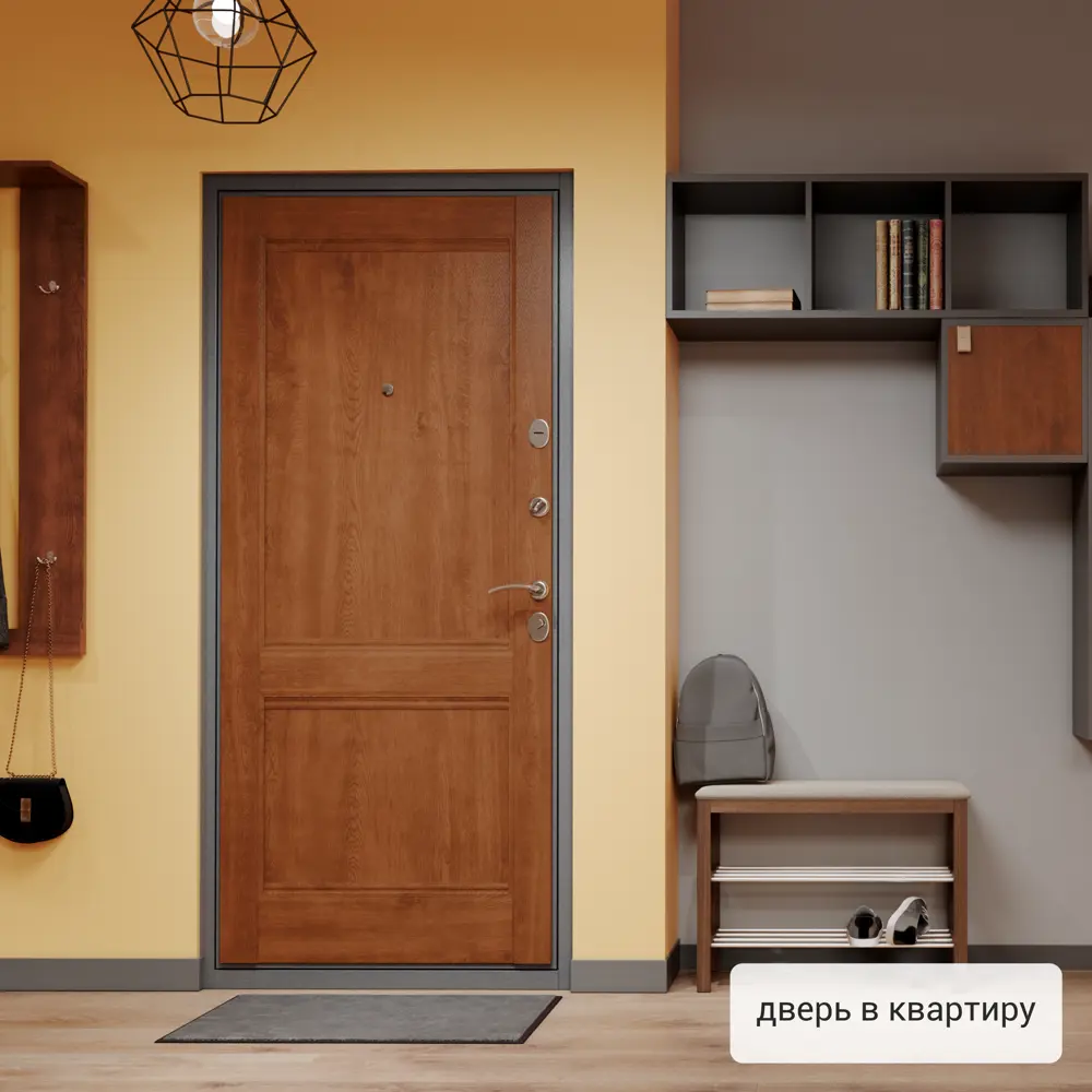 Дверь входная металлическая Берн 860 мм правая цвет тоскана TOREX STLM-2138927 - Вид №14