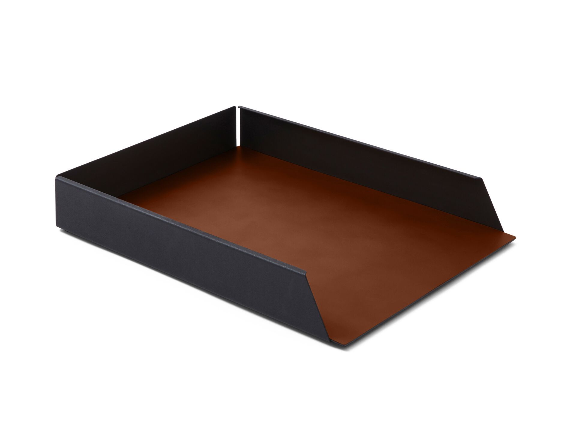 Лоток для документов из нержавеющей стали и кожи EGLOOH Муар ARCH-00027153 - Вид №56