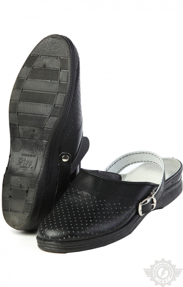 61805 Туфли Сабо женские темные  Медицинская обувь размер 36 Спецодежда 