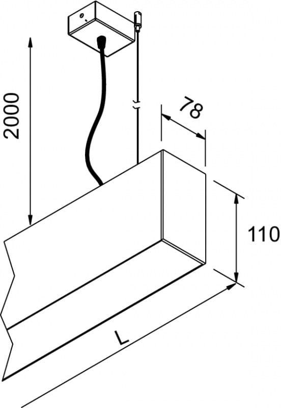 Металлический подвесной светильник Lucifero's файл 2H ARCH-00094480 - Вид №3