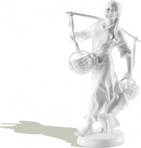 10545078 Meissen Фигурка Meissen "Кореянка" (Александр Штрук, 1953г.) 30см, п/к Фарфор, Керамика