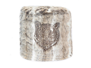 Пуф из искусственного меха
