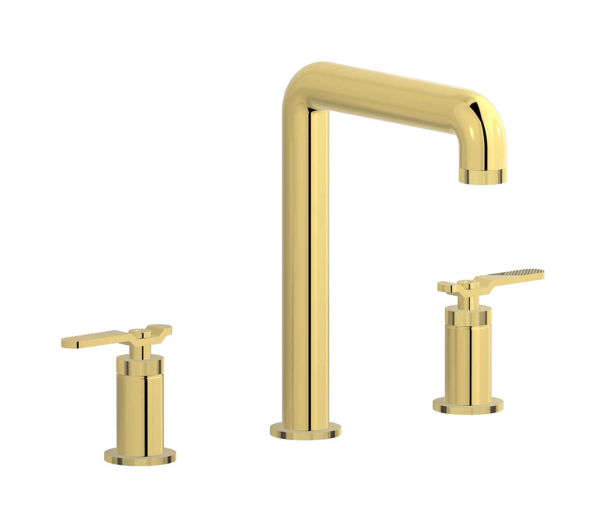 Смеситель для раковины с 3 отверстиями для пола с автоматическим сливом IB Bold ARCH-00122073 - Вид №12