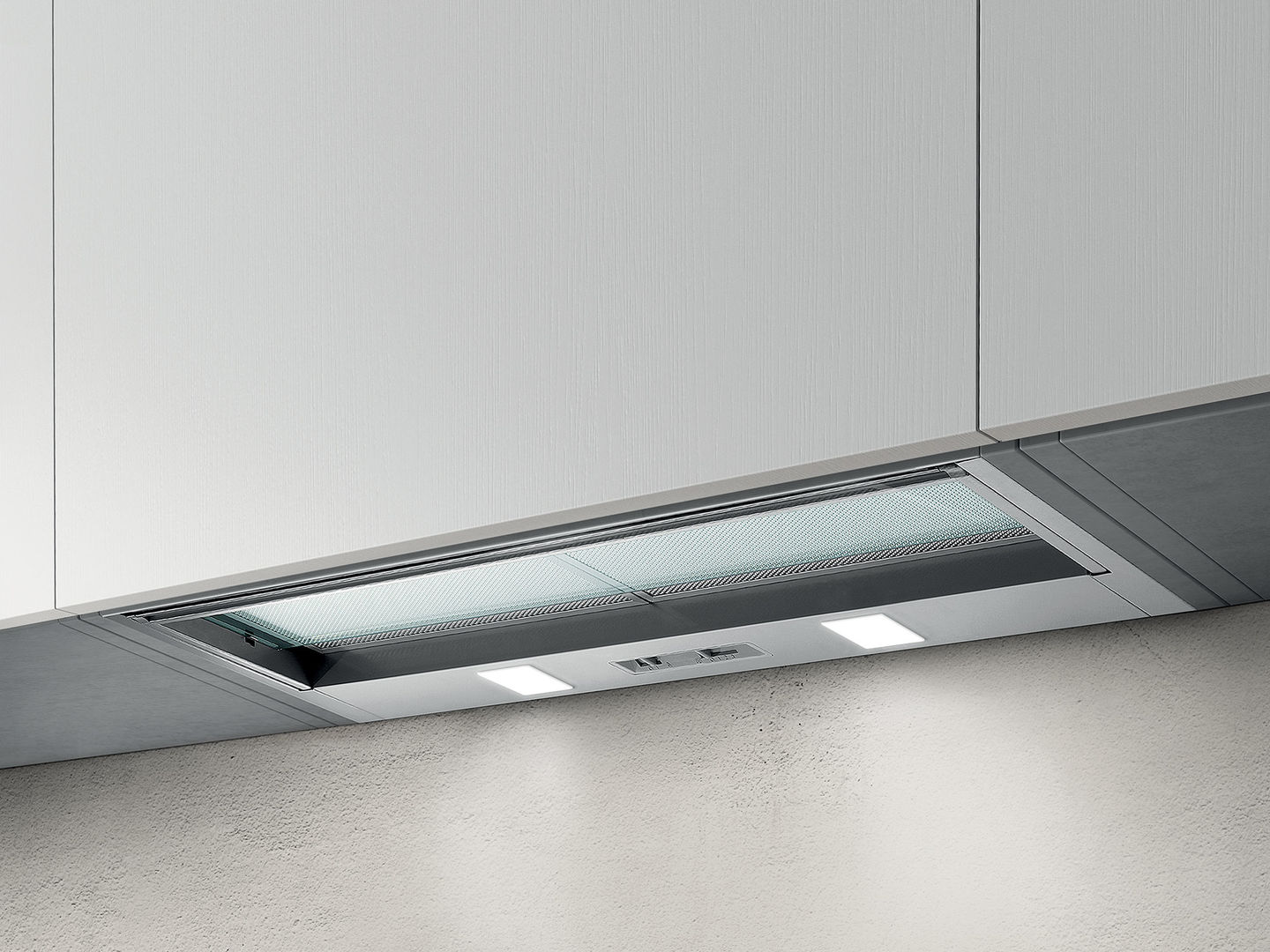 CIAK LUX GR/A/L/56-PRF0121068B Встраиваемый вытяжной шкаф / встраиваемая, 56 см, 700 куб.м./мин., led, нерж.сталь+стекло Elica  - Вид №2