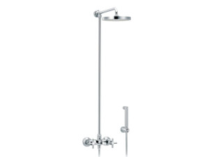 Настенная душевая колонна с ручным душем