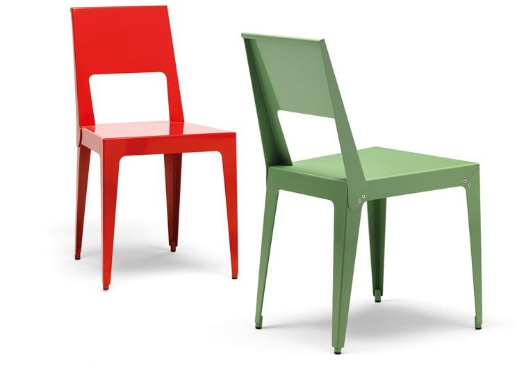 EPÒNIMO Стул из алюминиевого листа  Al001  - Вид №4