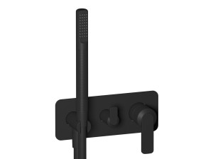 Однорычажный смеситель для душа с 3 отверстиями и ручным душем