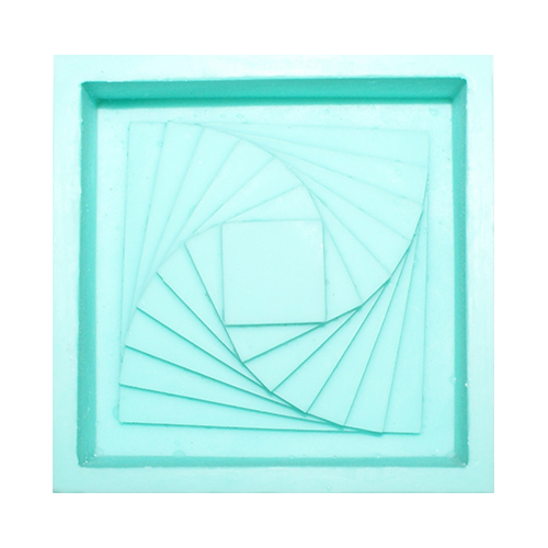 1098 Силиконовая форма №03 "Кашпо ступеньки" в каркасе, 95х45 мм Арт. Выдумщики 