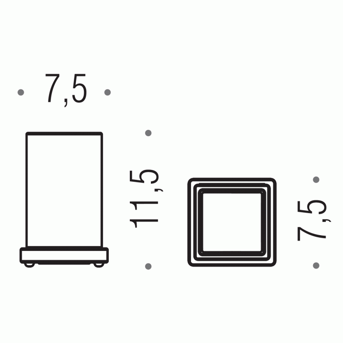 B1641 Стакан настольный COLOMBO LOOK Colombo Design - Вид №1