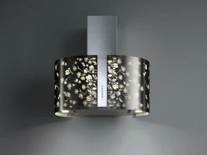 Falmec Настенная вытяжка из стекла и стали со встроенной подсветкой Mirabilia