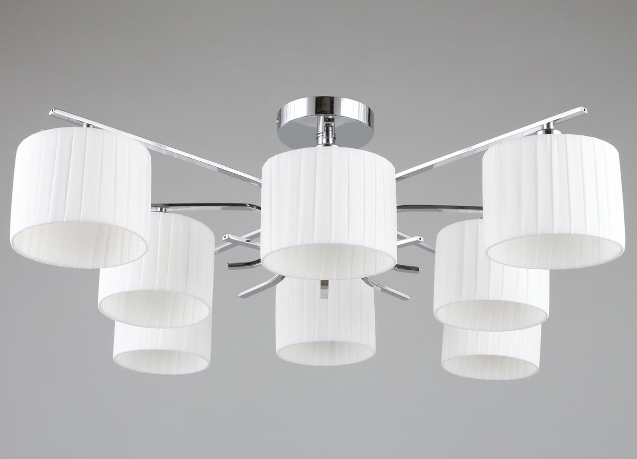 Потолочная люстра Omnilux Neviano OML-34207-08 OMNILUX NEVIANO 328314 Белый;хром  - Вид №3