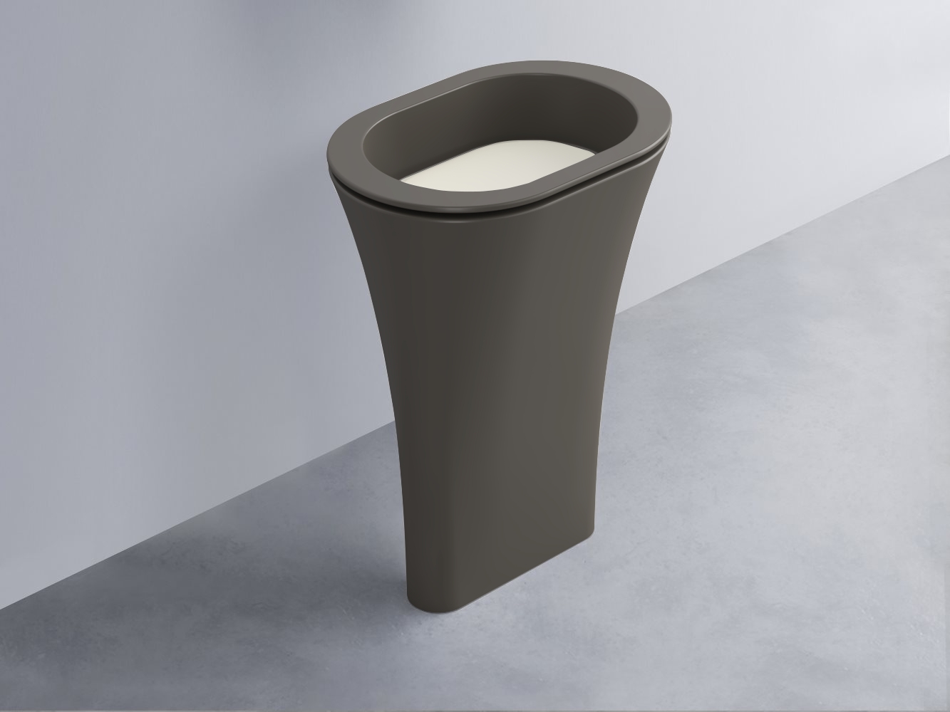 AMLA65-FN+AMPILO-TL+AMCOLO-FN Раковина Amedeo Ovale отдельностоящая cielo Enjoy + Amedeo Ceramica Cielo