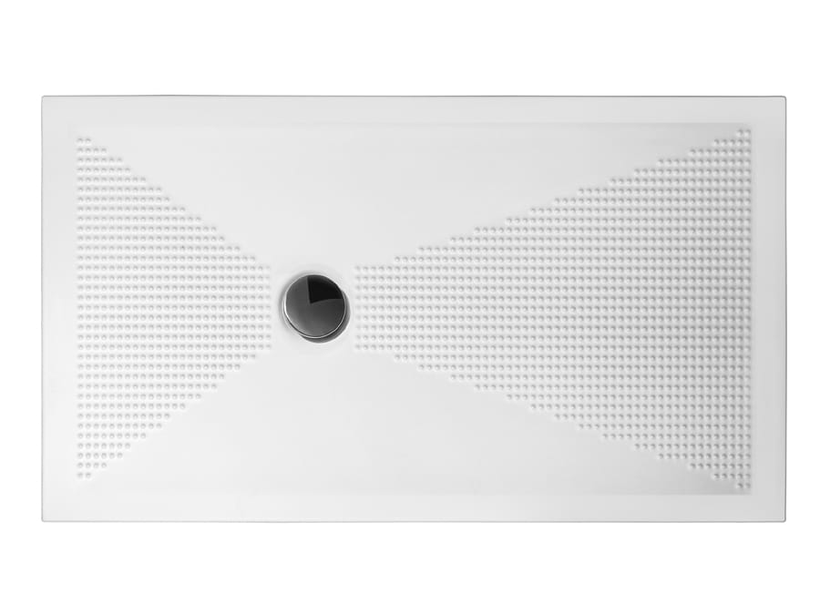 Керамический прямоугольный нескользящий поддон для душа Olympia Ceramica ARCH-00103537