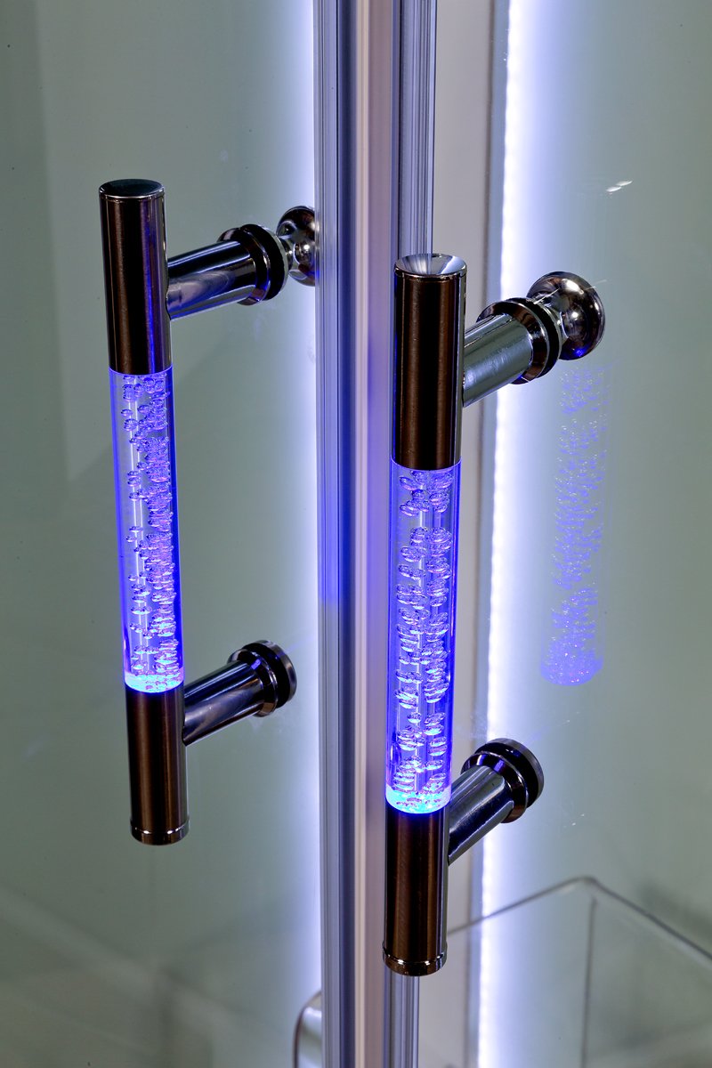 D129 S LED Душевая кабина DETO Серия D А102 L LED и гидромассажем - Вид №5