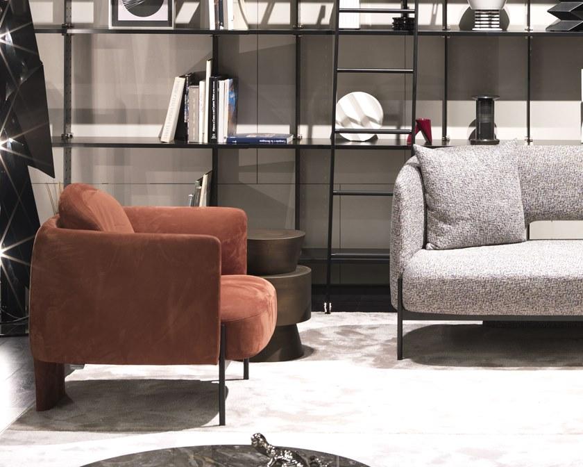 MisuraEmme Кресло из ткани с подлокотниками Misuraemme sun-id-1498640 - Вид №7