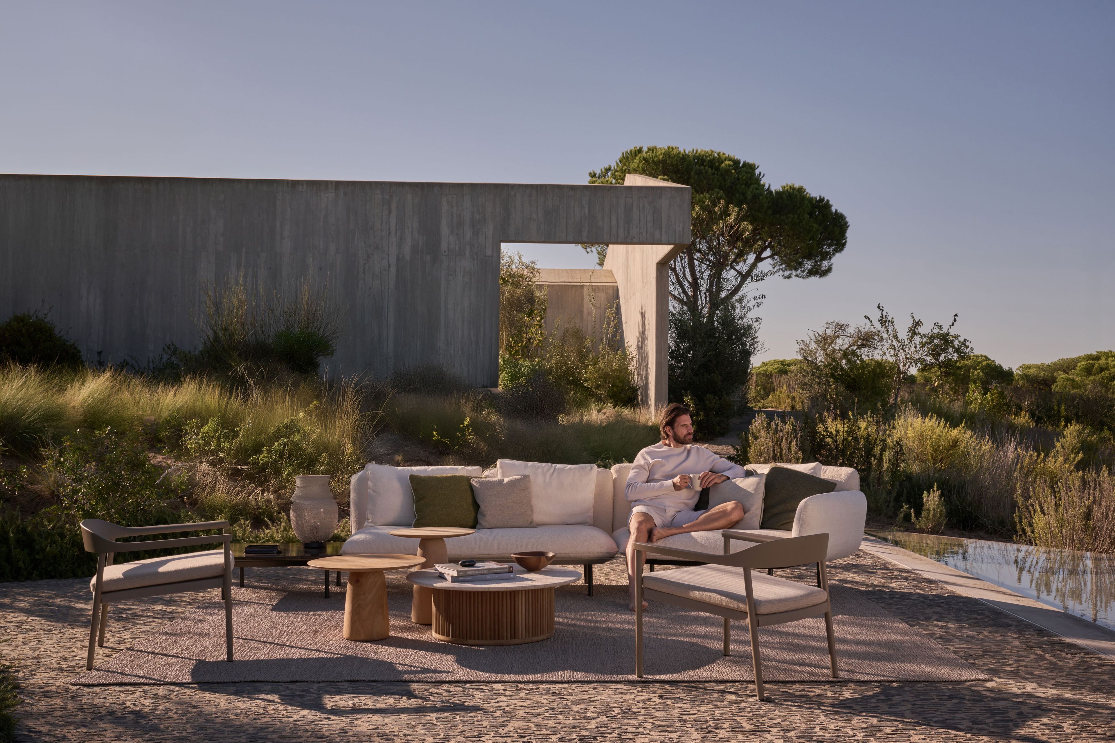 Алюминиевое кресло с подлокотниками TRIBÙ Illum ARCH-00042974 - Вид №6