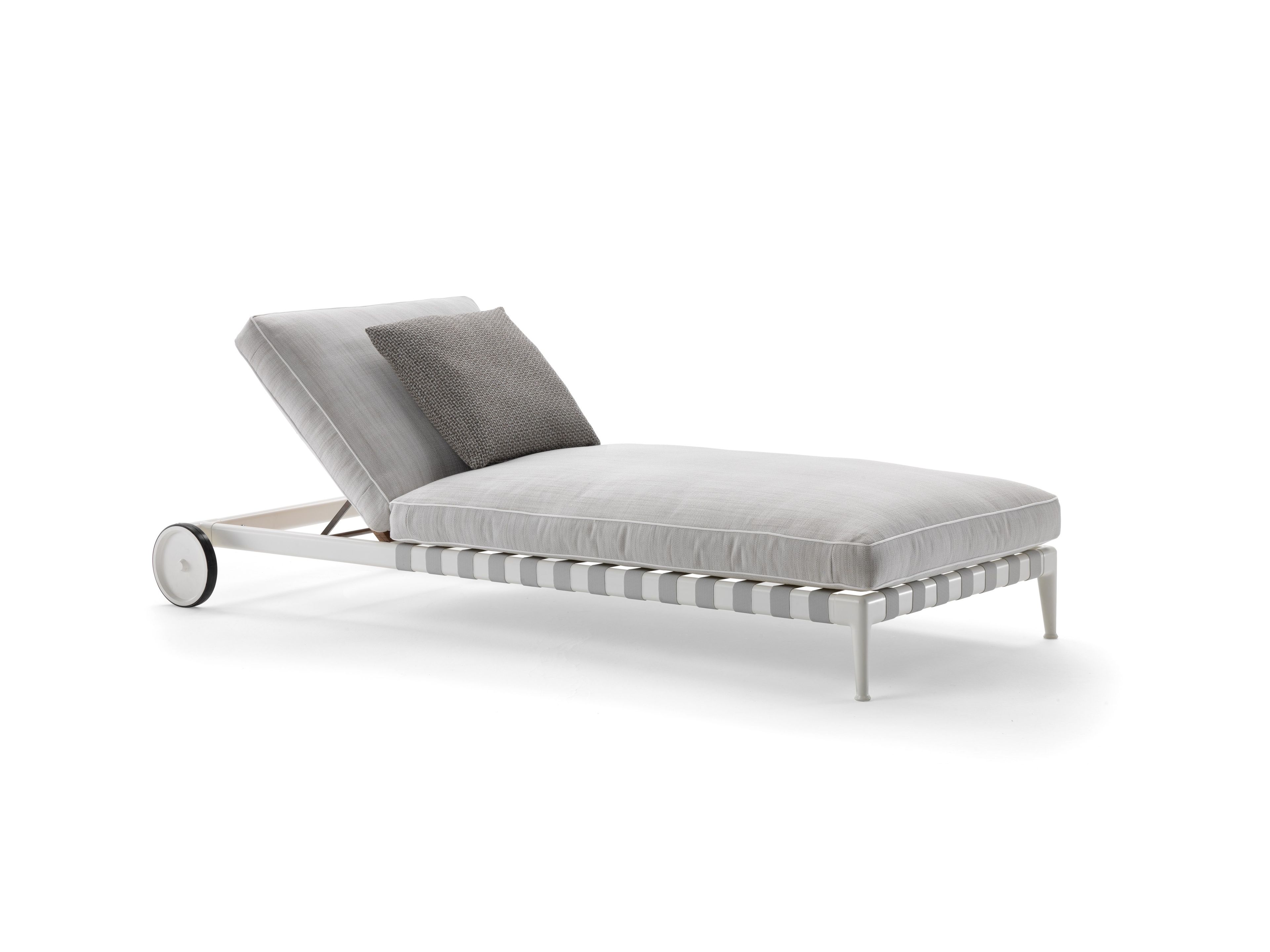 Открытый тканевый шезлонг с колесами Flexform Атлас ARCH-00130352 - Вид №2