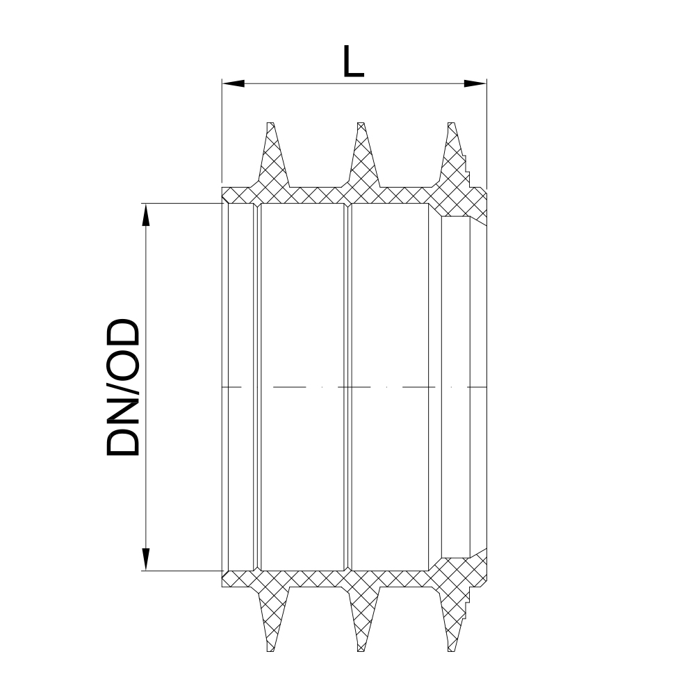 02891 Соединения с трубами POLO-KAL поколения до 1960 г. Tece  - Вид №1