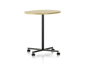 Круглый журнальный столик с колесами