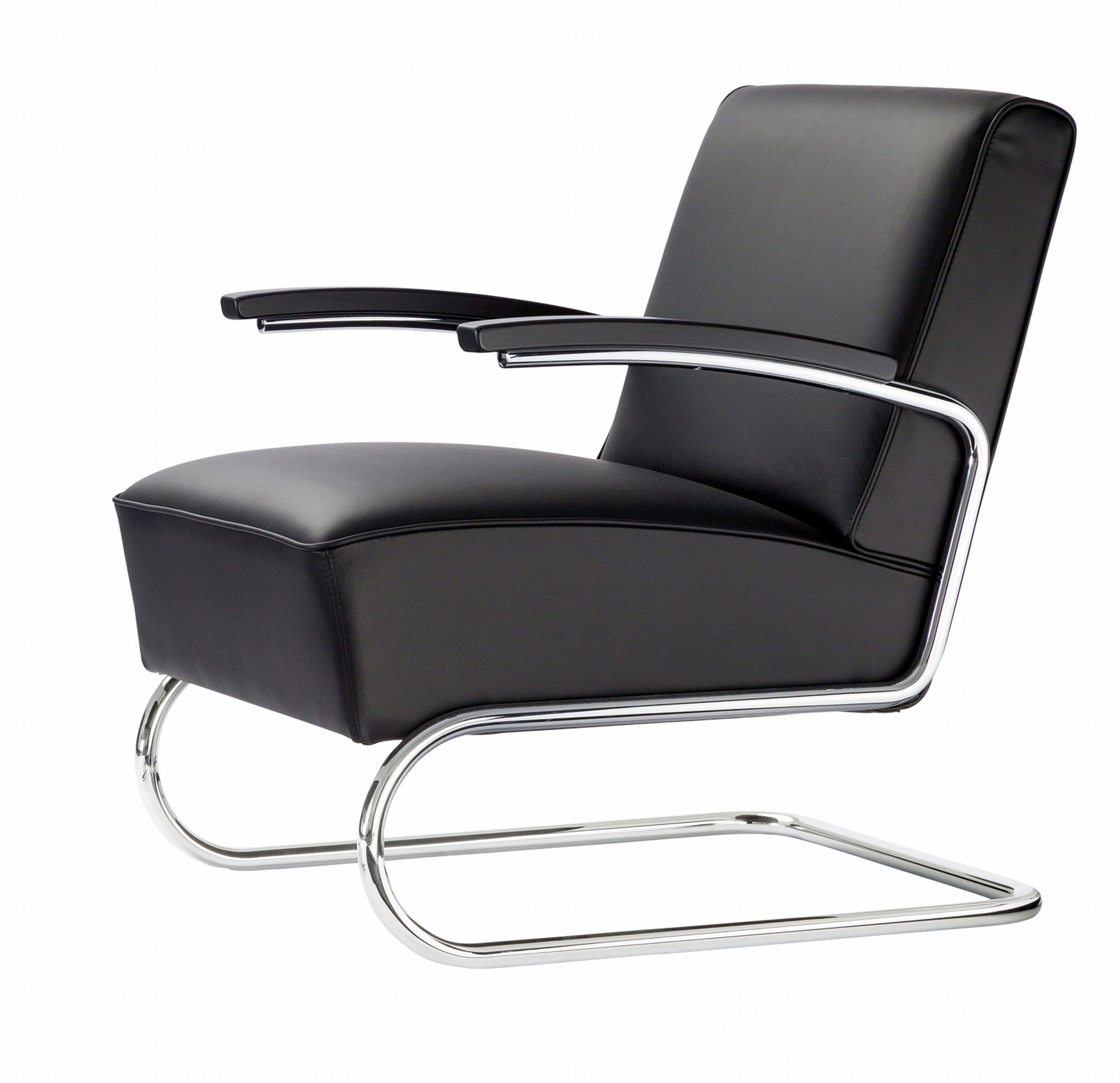 Консольное кресло с подлокотниками THONET S 411 ARCH-00071030