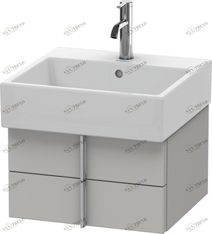 VA628400707 Тумбочка подвесная Vero Air #VA6284 484 x 431 мм Бетонно-серый матовый декор Duravit