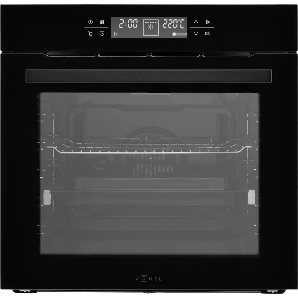 90828641 Электрический встраиваемый духовой шкаф Zugel Zoe601b 56.5x60x58.5 см цвет черный STLM-0888011