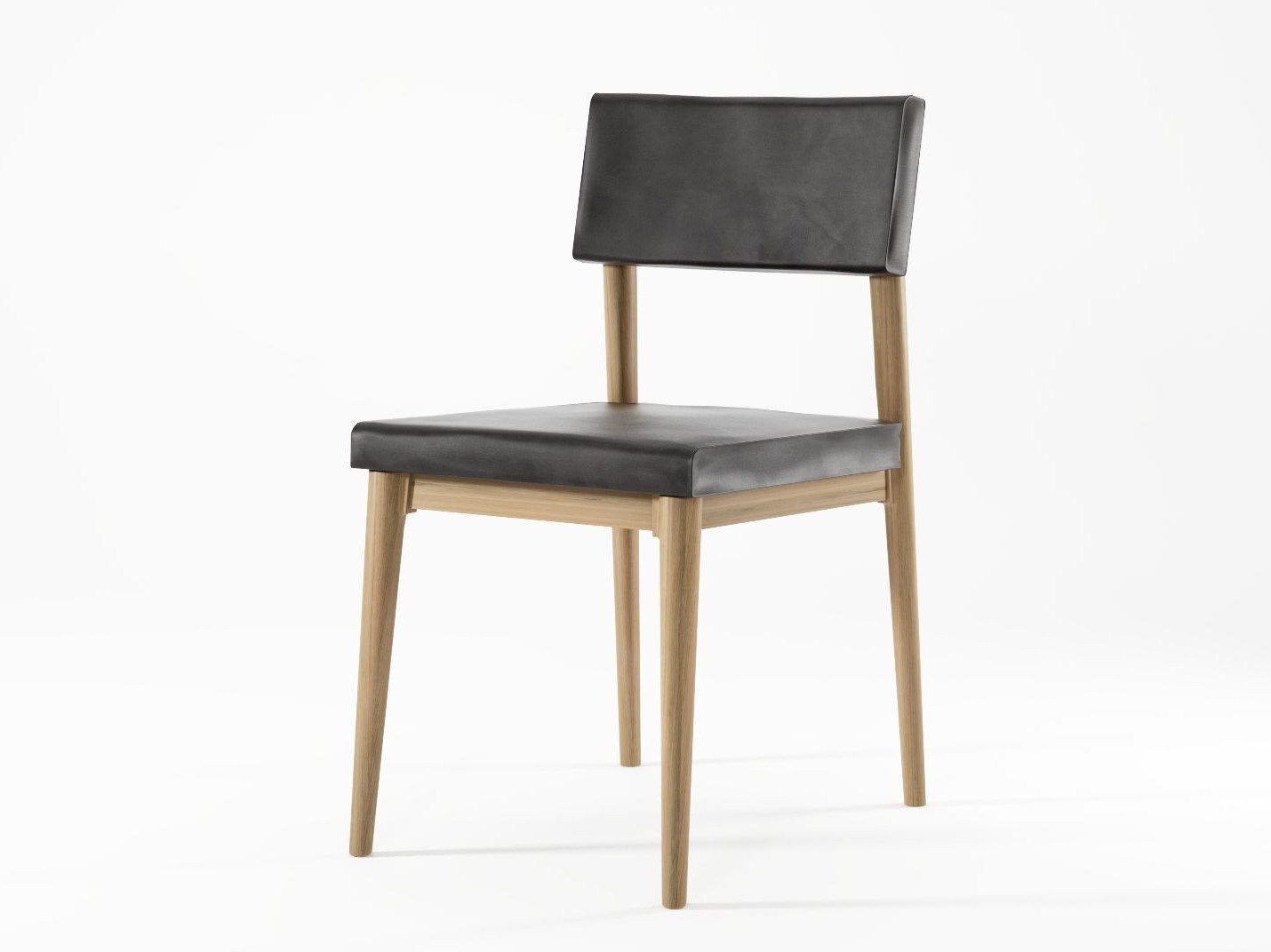 Мягкий стул для ресторана из массива дерева KARPENTER Винтаж ARCH-00059629 - Вид №5