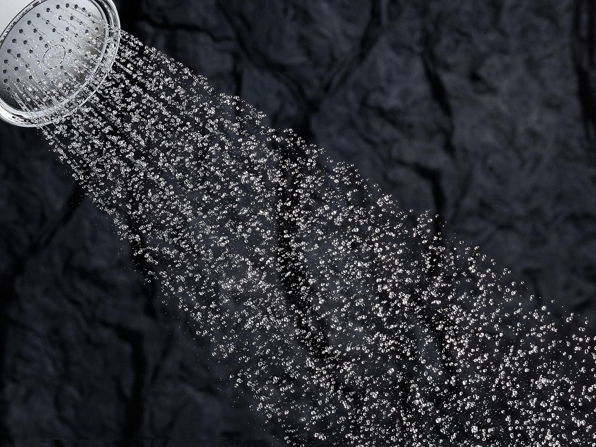 KOHLER Однофункциональная насадка для душа Bancroft 2,5 галлона в минуту с технологией всасывания воздуха Katalyst K-10590-AK-CP  - Вид №3