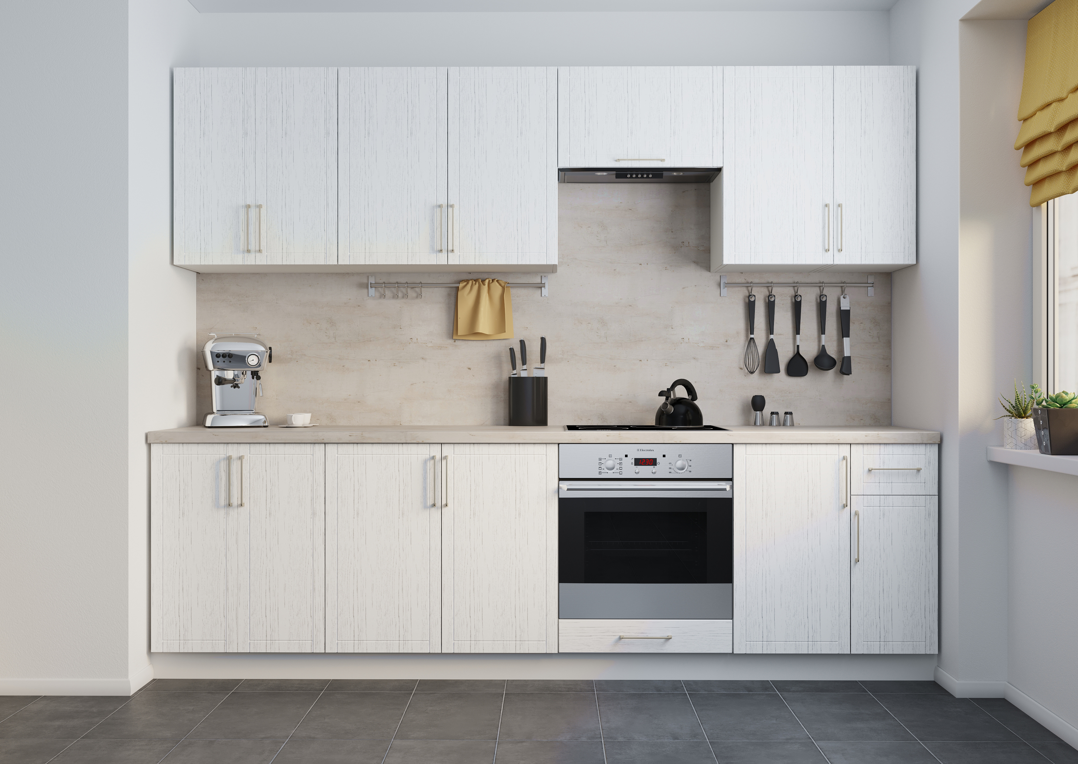 Шкаф напольный DELINIA Агидель белый 80х82,5х58 см 86844327 STLM-0071983 - Вид №4