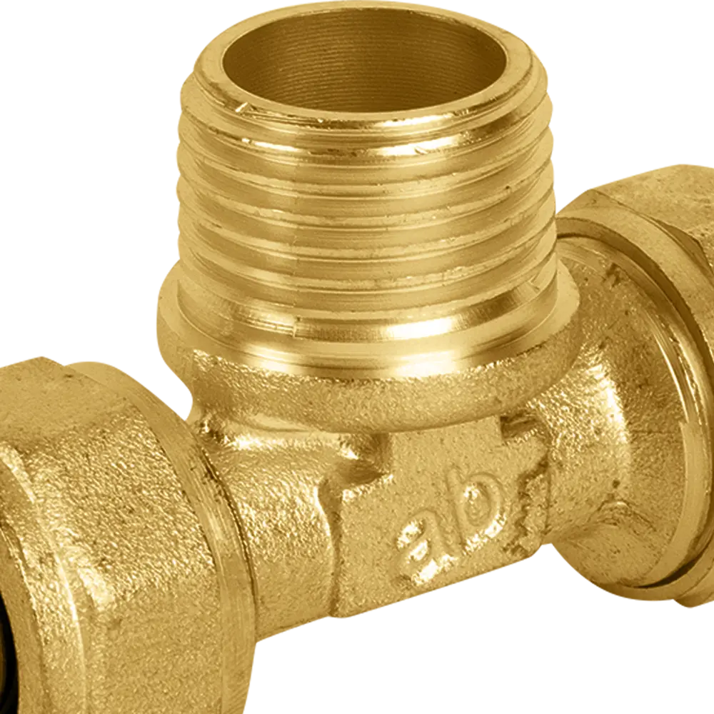 Тройник комбинированный AQUABEAM 16×1/2" для труб PEX и металлопластика 82275221 STLM-0023766 - Вид №2