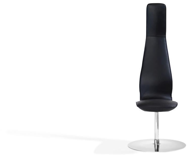 Blå Station Кожаное кресло с высокой спинкой  O542 Bla Station  - Вид №2