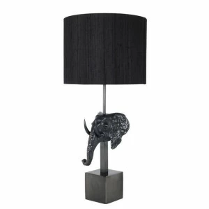 Настольная лампа Kruger от Eichholtz 109808 EICHHOLTZ ЖИВОТНЫЕ, СЛОН 061733 Бронза;черный