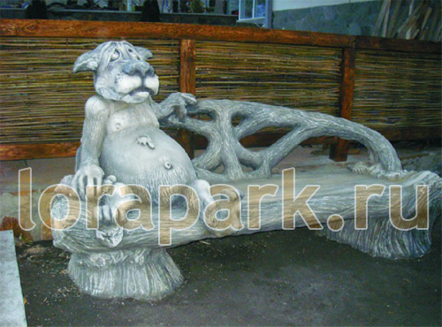 SK-SK-VL-12.1 Скамейка ЛЕСНОЙ ВОЛК LAB.Space 