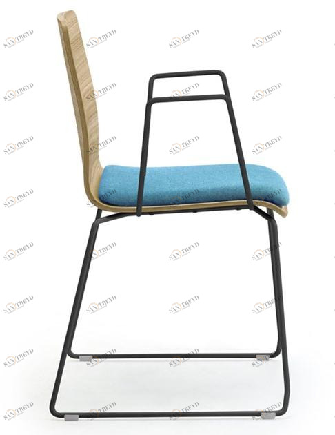 Leyform Приставное кресло-санки из фанерованной древесины со встроенной подушкой Zerosedici 04501le 